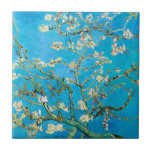 Almond Blommar Vincent van Gogh Kakelplatta<br><div class="desc">Vackra mandelns blommar på mandeln träd av Vincent van Gogh.</div>