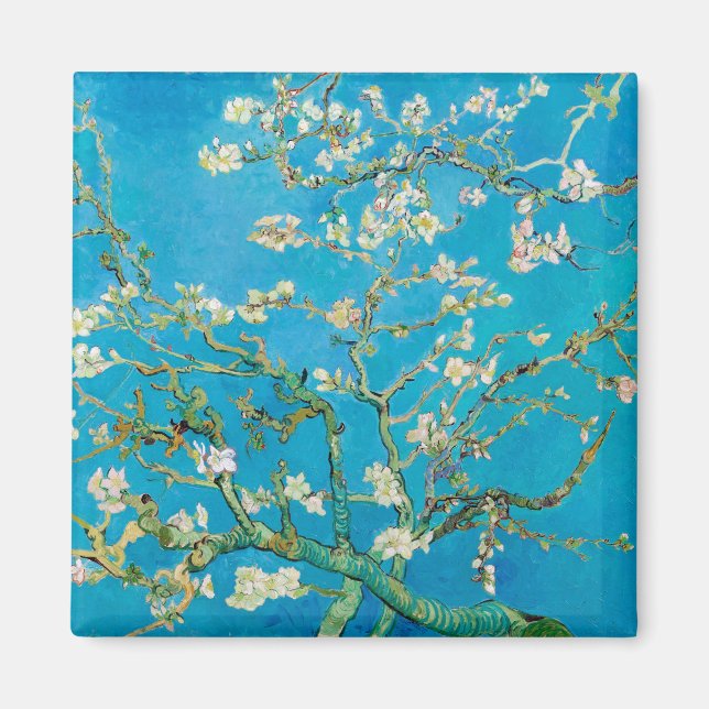 Almond Blommar, Vincent van Gogh Magnet (Framsidan)