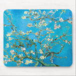 Almond Blommar Vincent Van Gogh Musmatta<br><div class="desc">Almond Blommar av Vincent van Gogh med bedövande grönt och blå färg.</div>