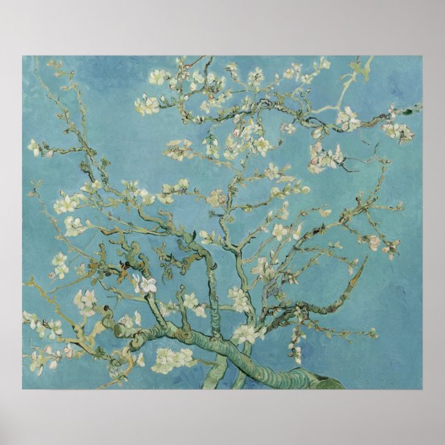 Almond Blommar: Vincent Van Gogh Poster (Framsidan)