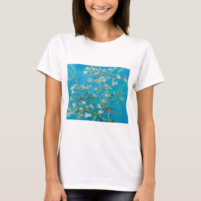 Almond Blommar, Vincent van Gogh T Shirt (Framsida)