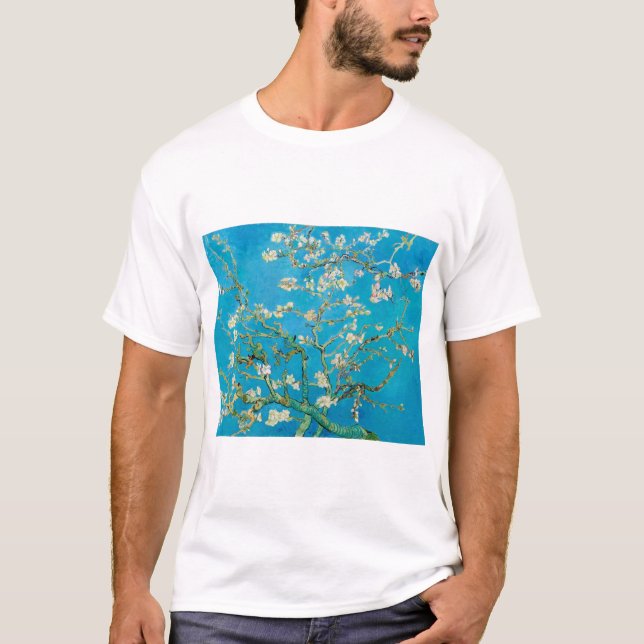 Almond Blommar, Vincent van Gogh T Shirt (Framsida)