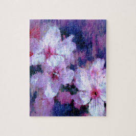 Almond Blommar Watercolor Pussel