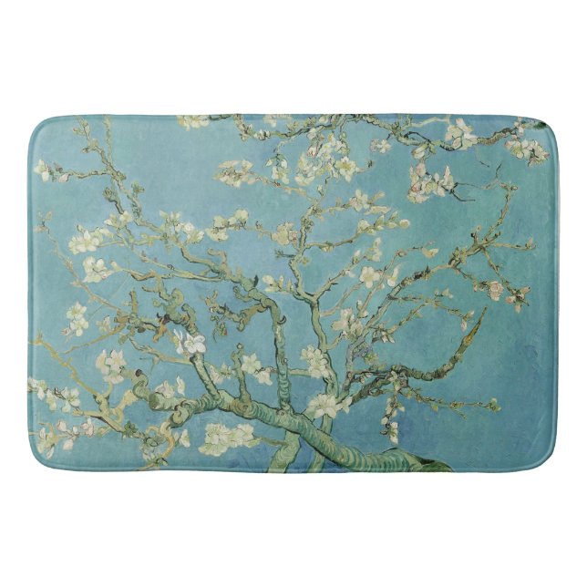 Almond Blommars av Vincent Van Gogh Badrumsmatta (Framsidan)