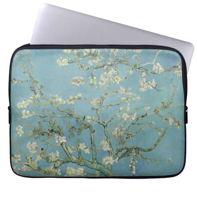 Almond Blommars av Vincent Van Gogh Fine Art Laptop Fodral (Framsidan)