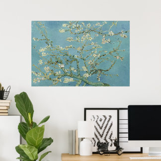 Almond Blommars av Vincent van Gogh Poster
