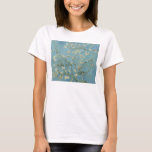 Almond Blommars av Vincent Van Gogh T-shirt<br><div class="desc">Almond Blommars av Vincent Van Gogh, olja på canvas 1890, är en målning av grenar på ett mandeln träd med små, blommande vita blommor mot ett klart och tydligt blå himmel. Subjekt sprider sig över hela bild flygplan som om det skulle växa upp ur det, målat med den imponerande bilden...</div>