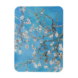 Almond Blommars Blue Vincent van Gogh Art Painting Magnet