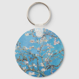 Almond Blommars Blue Vincent van Gogh Art Painting Nyckelring