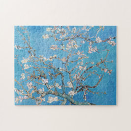 Almond Blommars Blue Vincent van Gogh Art Painting Pussel