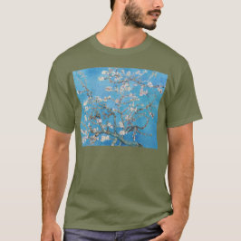 Almond Blommars Blue Vincent van Gogh Art Painting T-shirt