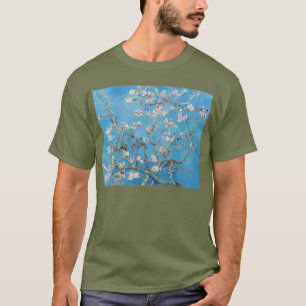 Almond Blommars Blue Vincent van Gogh Art Painting T-shirt