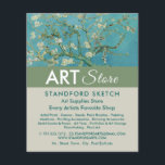 Almond Blommars by Van Gogh, Art Supplies Store Flygblad<br><div class="desc">Almond Blommars by Vincent Van Gogh,  Art Supplies Store Advertising Flyer från Affärskortet Store.</div>