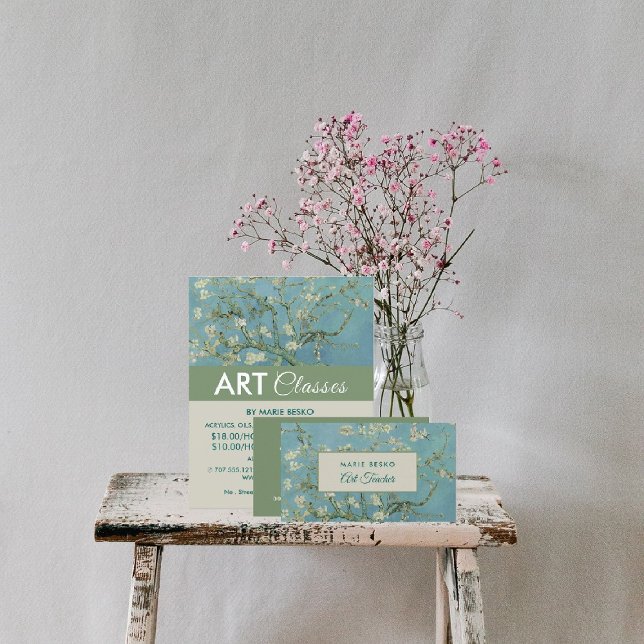 Almond Blommars by Vincent Van Gogh, Art Classes Flygblad (Skapare uppladdad)