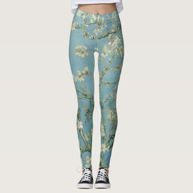Almond Blommars Leggings (Framsida)