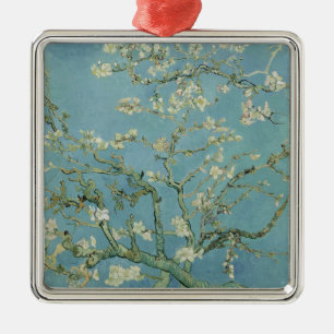 Almond Blommars Painting av Van Gogh Julgransprydnad Metall
