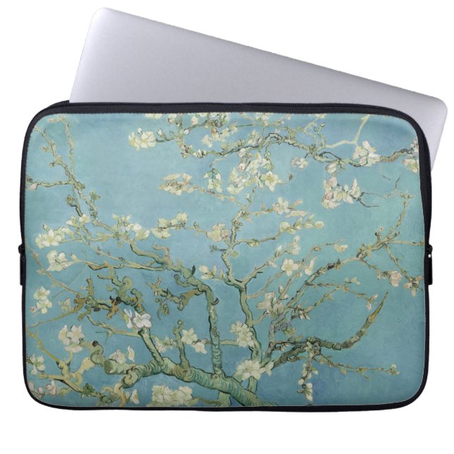 Almond Blommars Painting av Van Gogh Laptop Fodral (Framsidan)