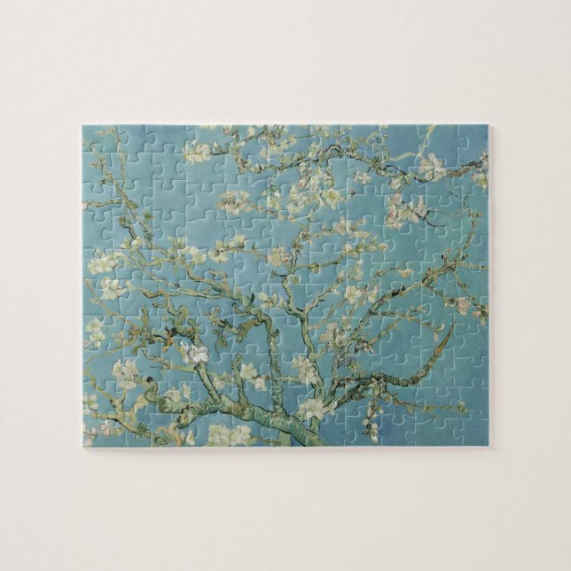 Almond Blommars Painting av Van Gogh Pussel (Horisontell)