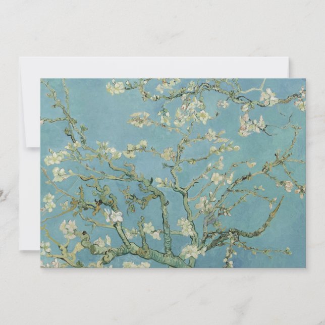 Almond Blommars Painting av Van Gogh Spara Datumet (Framsida)