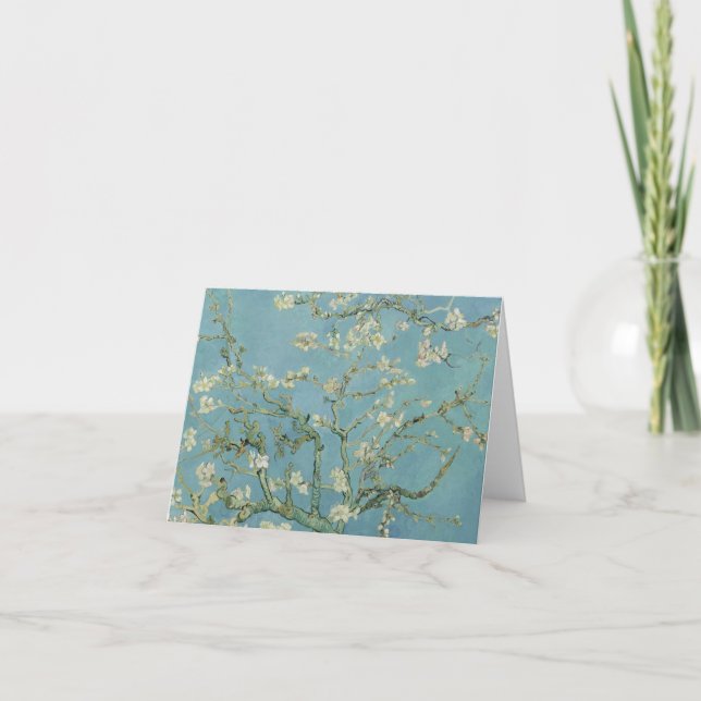 Almond Blommars Painting av Van Gogh Tack Kort (Framsida)