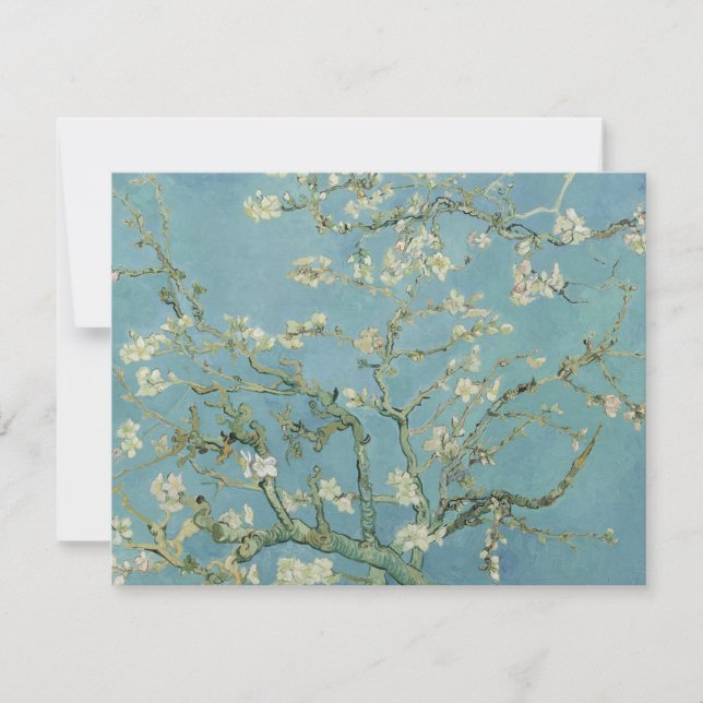 Almond Blommars Painting av Van Gogh Tack Kort (Framsida)