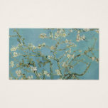 Almond Blommars Painting av Van Gogh Visitkort<br><div class="desc">Almond Blommars är en grupp av flera målningar som Vincent van Gogh målade 1888 och 1890 i Arles och Saint-Rémy,  södra Frankriket av blommande mandel träd. Blommar träd var speciellt för van Gogh. De representerade uppvaknande och hopp. Han njöt dem estetiskt och fann glädje i att måla blommar träd.</div>