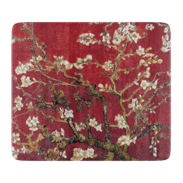 Almond Blommars Red Vincent van Gogh Art Painting (Framsidan)