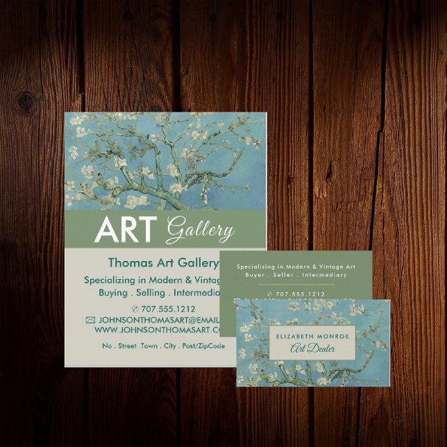 Almond Blommars, Van Gogh, Art Dealer, Gallery Flygblad (Skapare uppladdad)