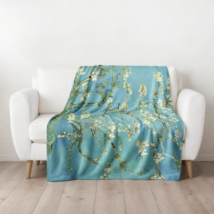 Almond Blommars   Vincent van Gogh Fleecefilt