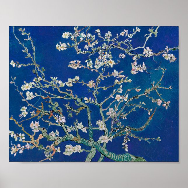 Almond Bloom (Indigo) | Van Gogh | Poster (Framsidan)