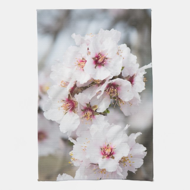 Almond blooming kökshandduk (Vertikal)