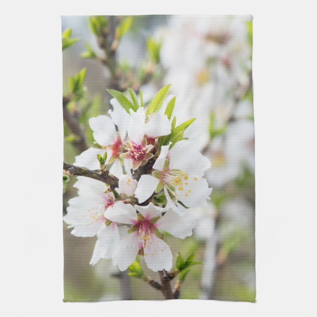 Almond blooming kökshandduk (Vertikal)
