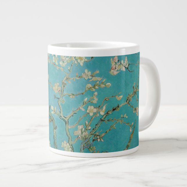Almond Blossom, Oil Painting, Vincent Van Gogh Jumbo Mugg (Framsida höger)
