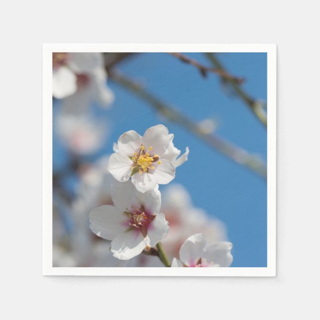 Almond blossoming pappersservett (Framsidan)