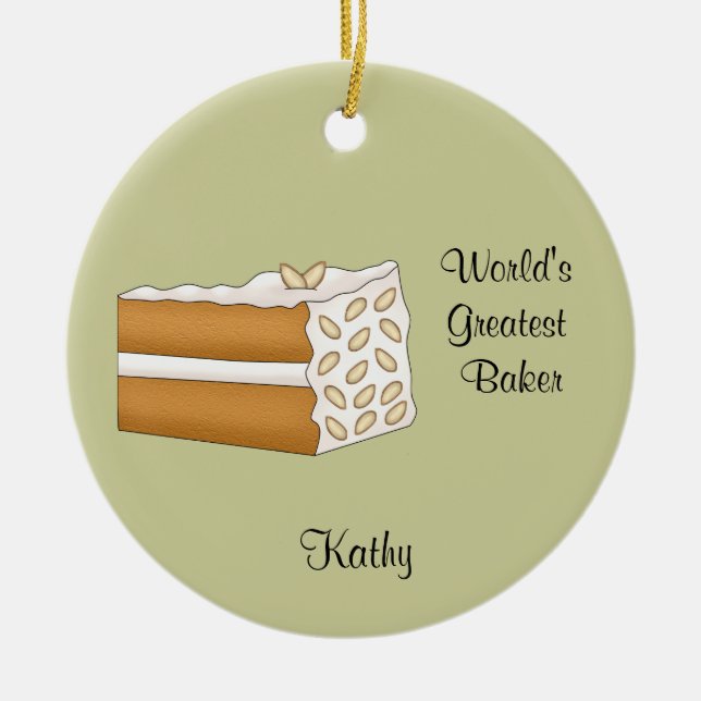 Almond Cake jul Ornament (Framsidan)