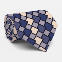 Almond Lila Navy Blue Geometric Diamond Shape