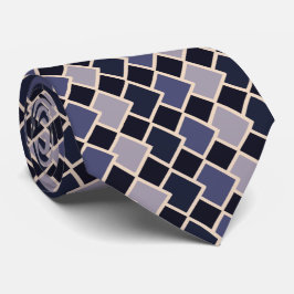 Almond Lila Navy Geometric Diamond Shape Slips