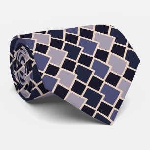 Almond Lila Navy Geometric Diamond Shape Slips