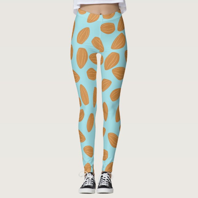 Almond Mönster Leggings (Framsida)
