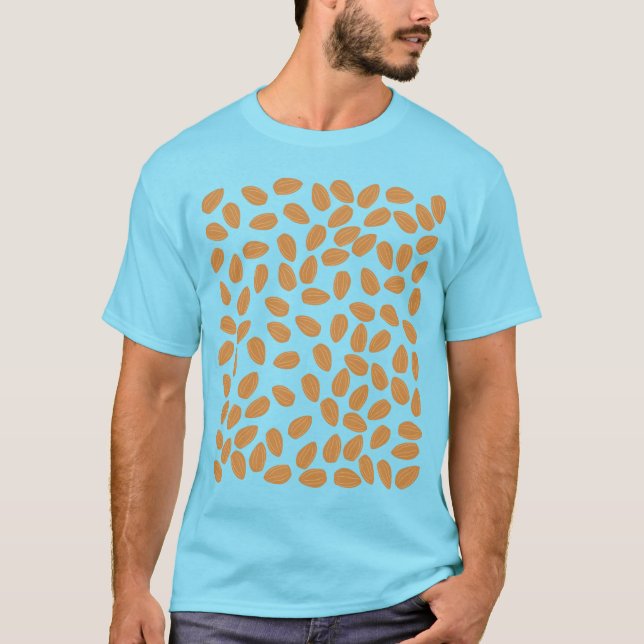 Almond Mönster T Shirt (Framsida)
