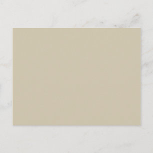 Almond Neutralt Tan Earthtone Template Färg Trend Vykort