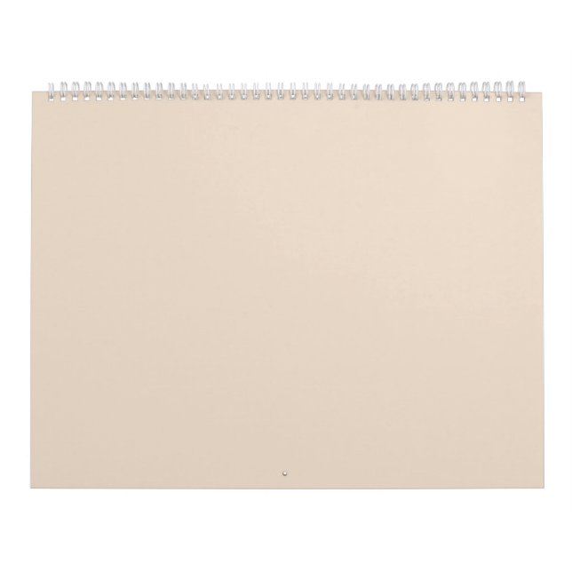 Almond solid färg kalender (Omslag)