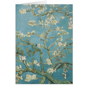 Almond träd i blommar av Vincent Van Gogh Hälsningskort