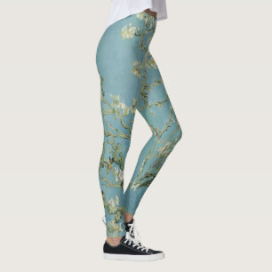 Almond träd i blommar av Vincent Van Gogh Leggings