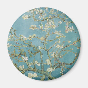 Almond träd i blommar av Vincent Van Gogh Magnet