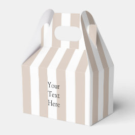 Almond & White Stripes  Presentaskar