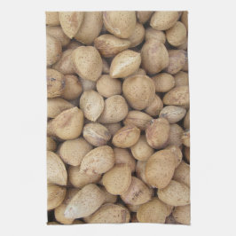 Almonds Fall Autumn Mönster Kökshandduk