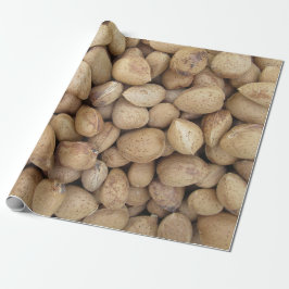 Almonds Fall Autumn Mönster Presentpapper