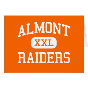 Almont - anfallare - högstadium - Almont Michigan Hälsningskort