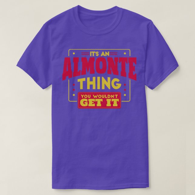 Almonte T Shirt (Design framsida)